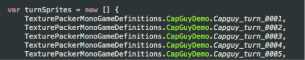Code-DemoGame-TurnSprites