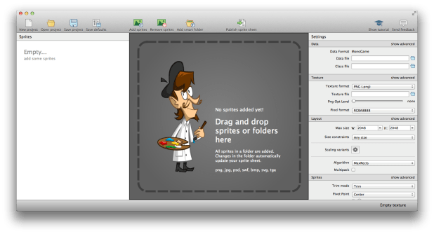 TexturePacker-CreateProject