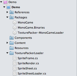 Xamarin TexturePackerReferences